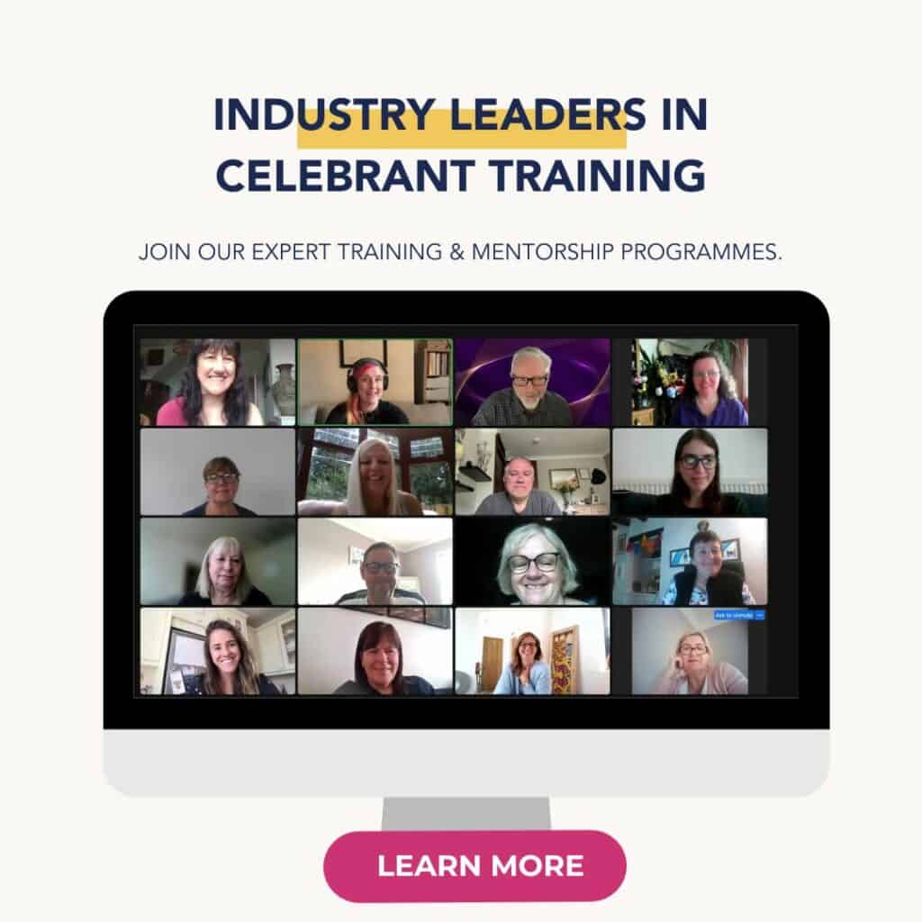 Online Celebrant training